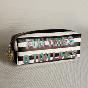 NWOT "Fun Times & Tan Lines" Cosmetic Bag